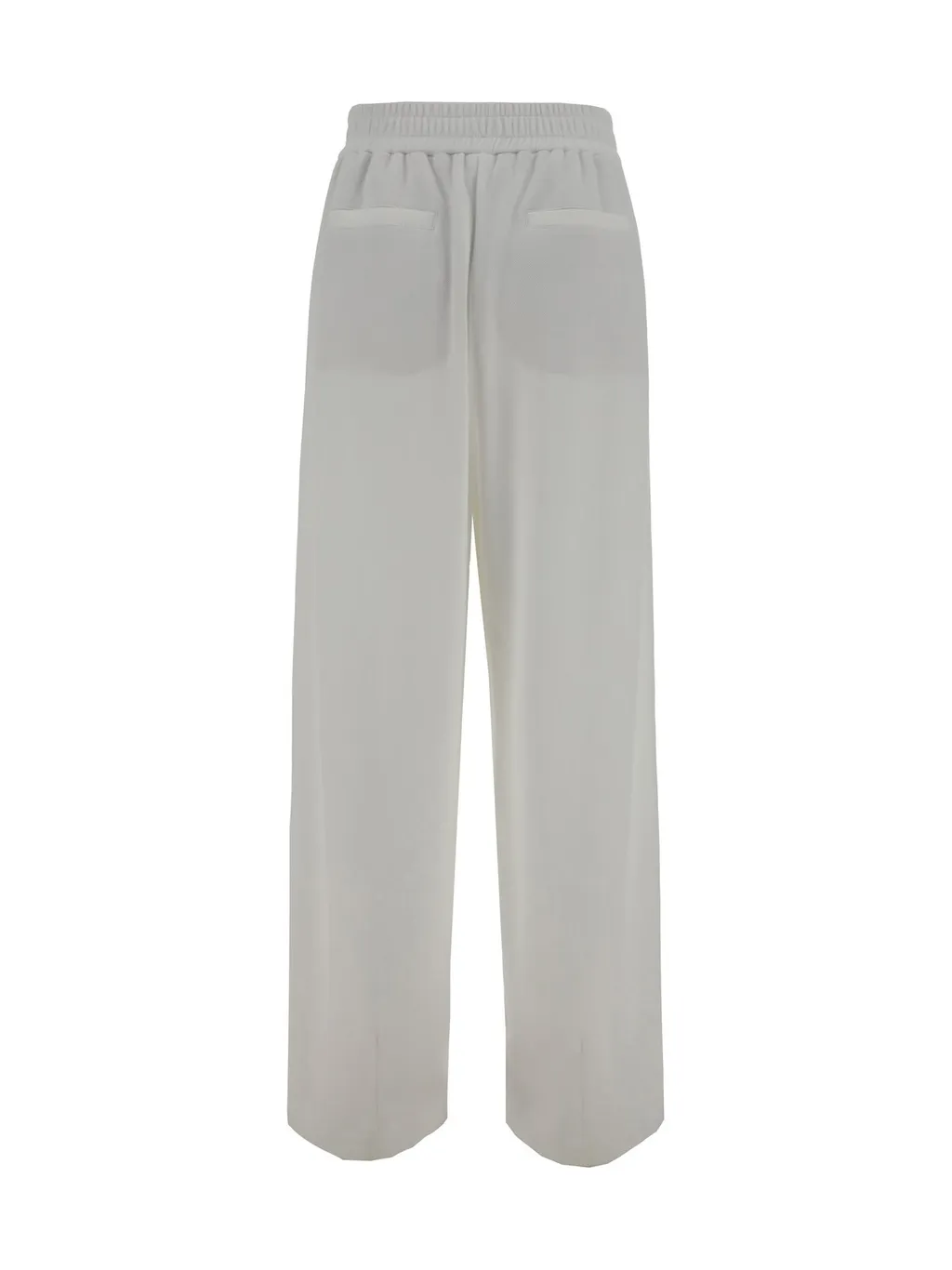 Drawstring Straight-Leg Trousers