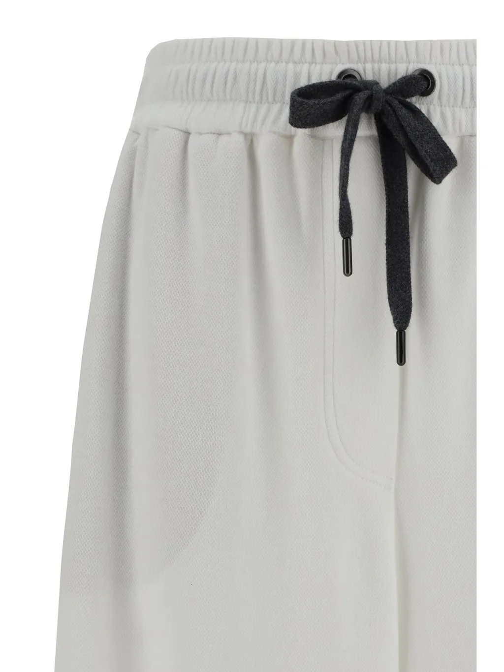 Drawstring Straight-Leg Trousers