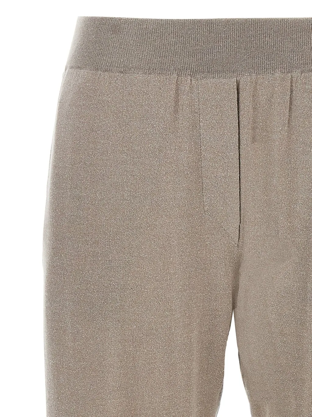 Turn-Up Hem Straight Leg Trousers