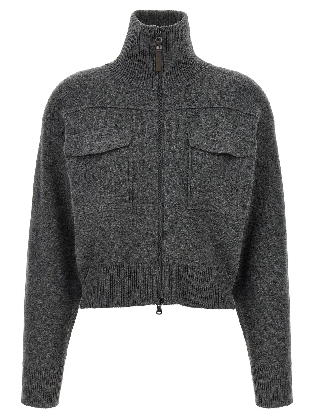 High Neck Cardigan