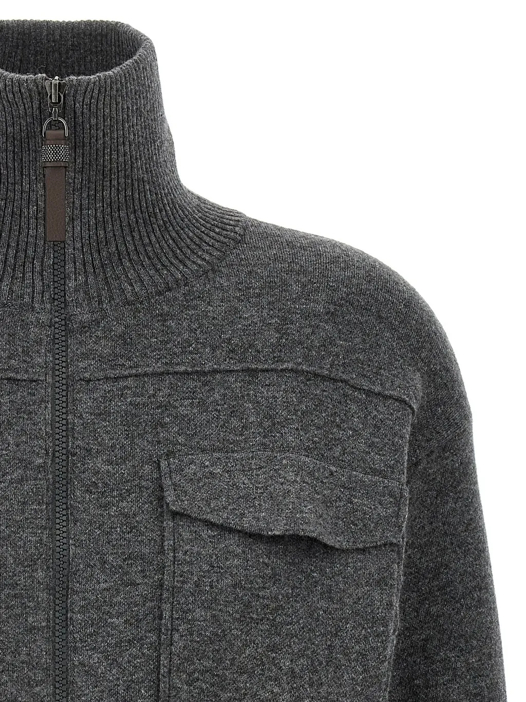 High Neck Cardigan