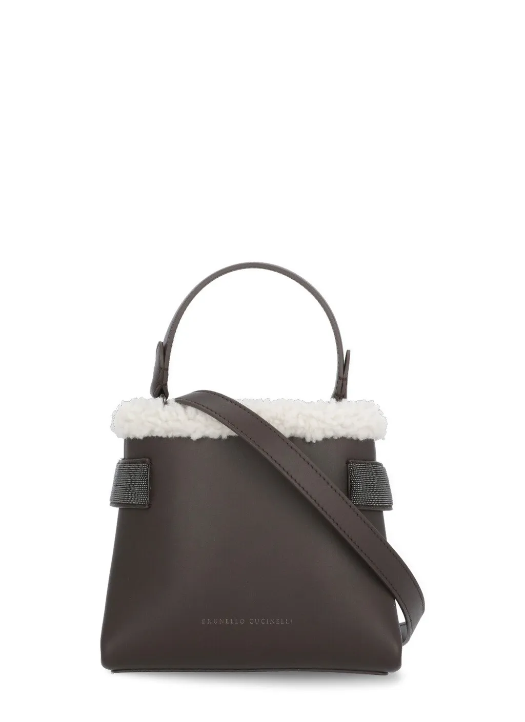 Logo Printed Embellished Tote Bag