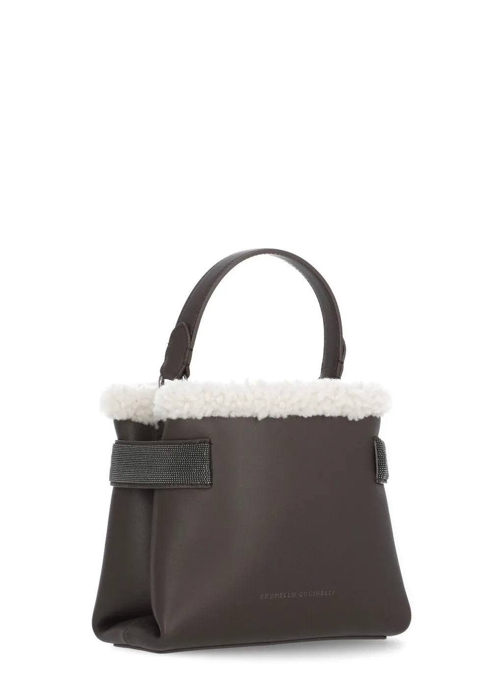 Logo Printed Embellished Tote Bag