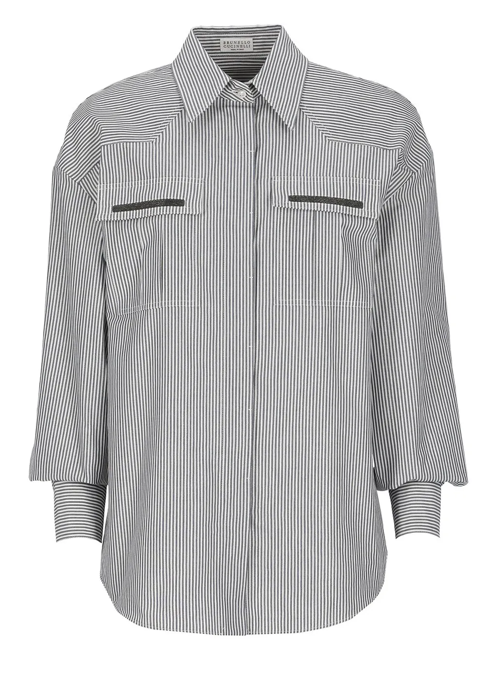 Striped Long-Sleeved Shirt