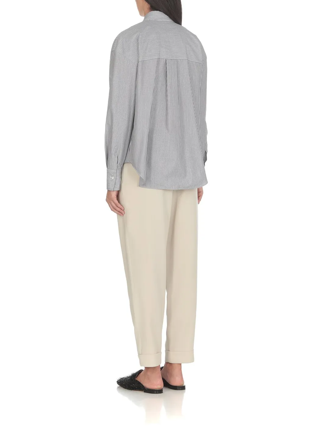 Striped Long-Sleeved Shirt