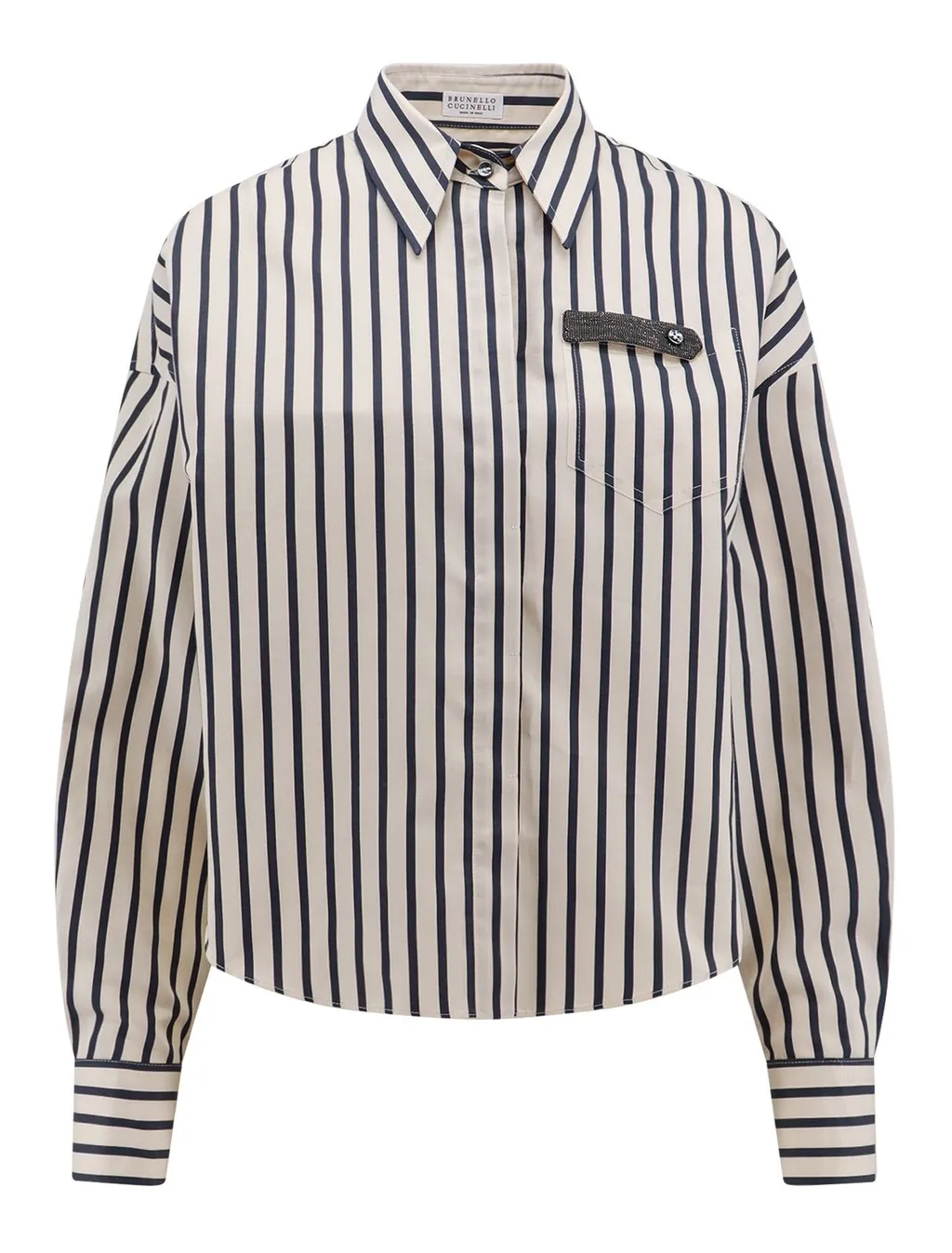 Striped Long-Sleeved Shirt