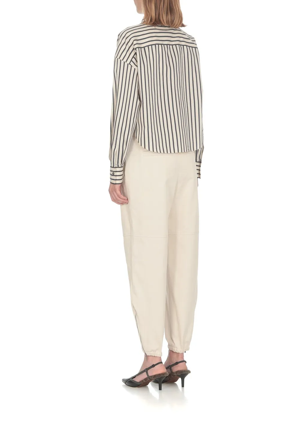 Striped Long-Sleeved Shirt