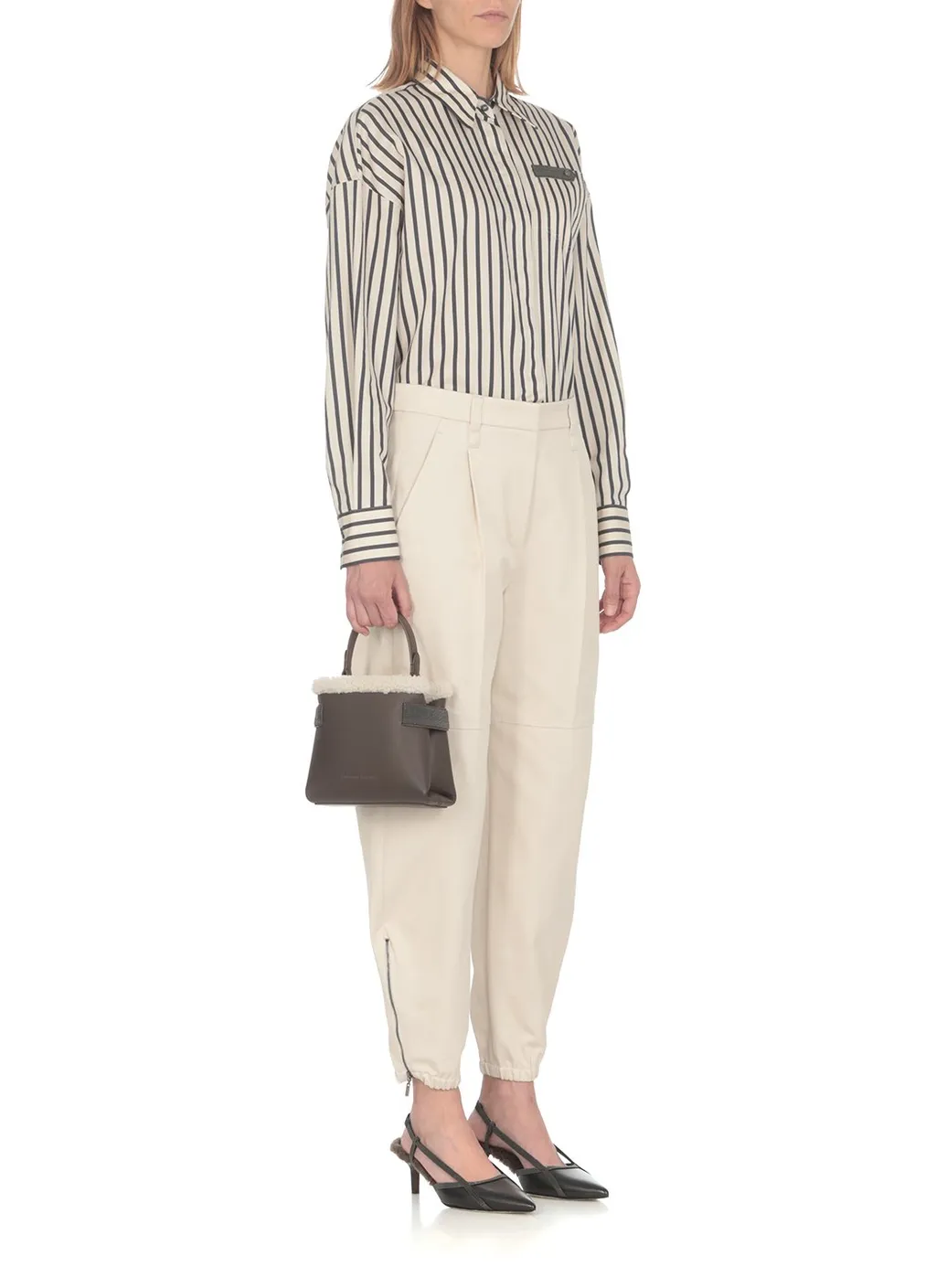 Striped Long-Sleeved Shirt