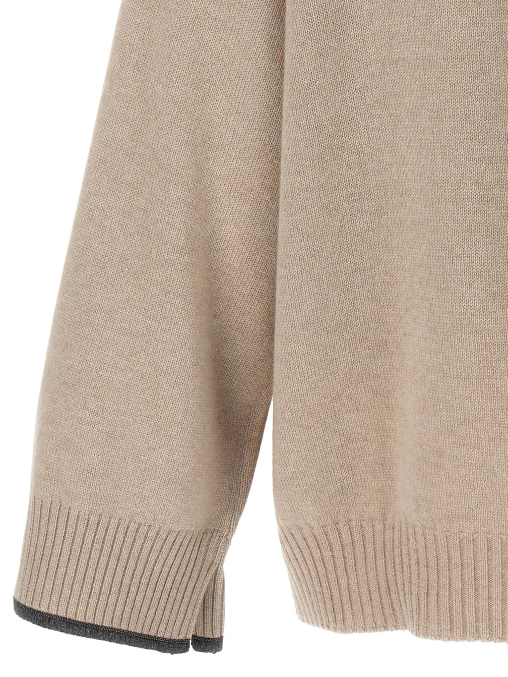High-Neck Knitted Sweater