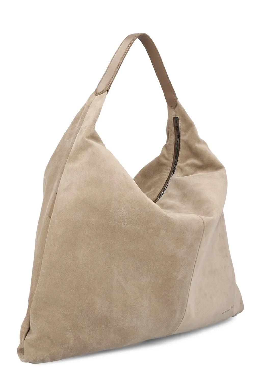 Logo Embossed Shoulder Bag