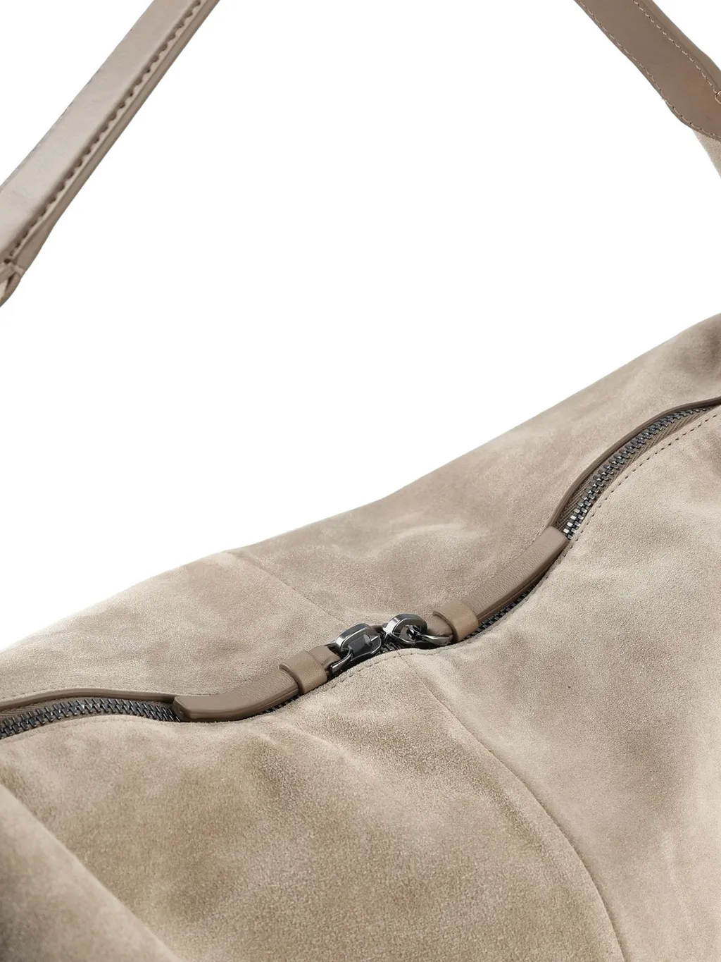 Logo Embossed Shoulder Bag