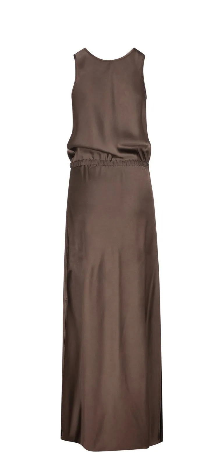 Sleeveless Drawstring Dress