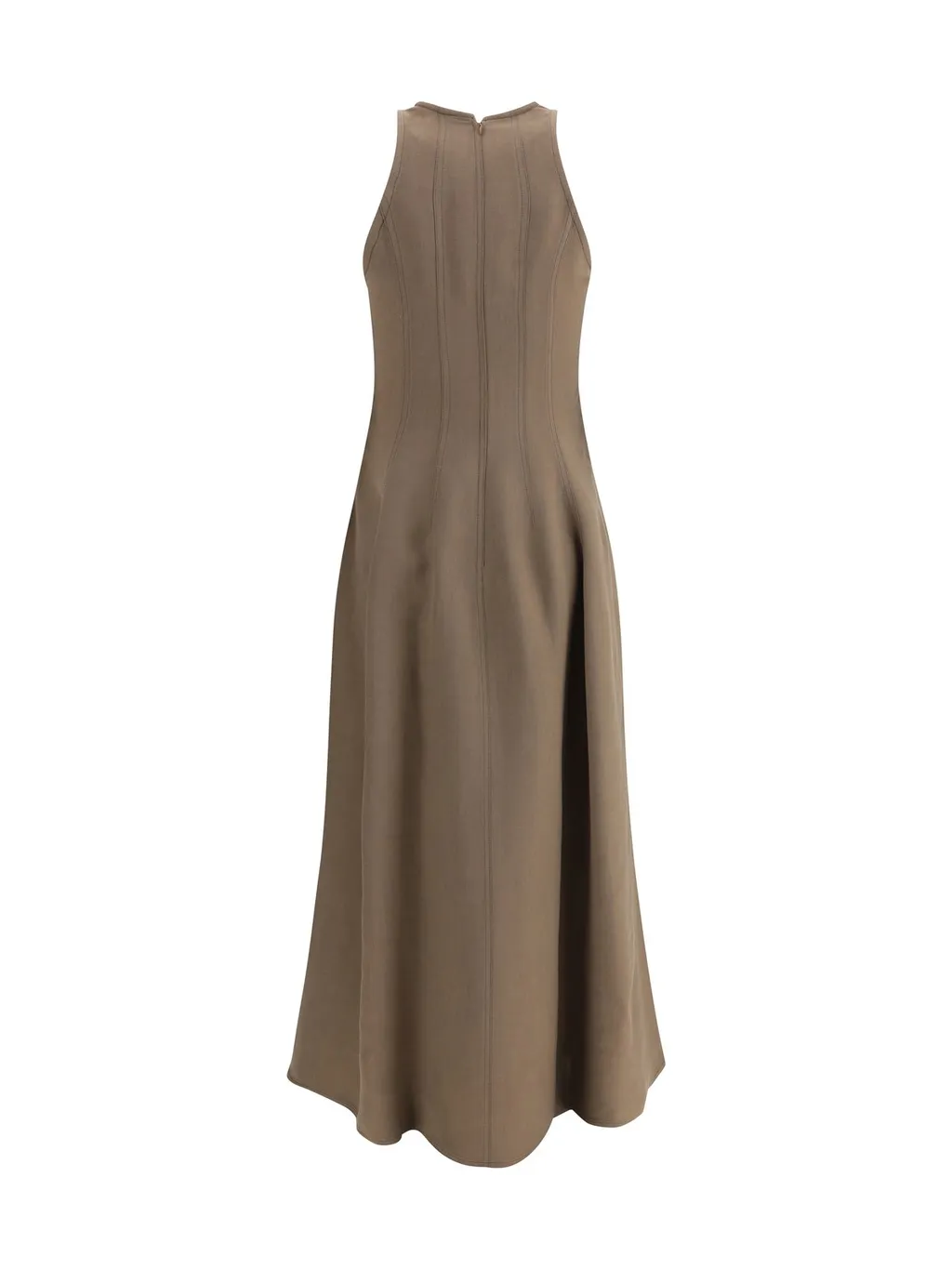 Sleeveless Crewneck Dress