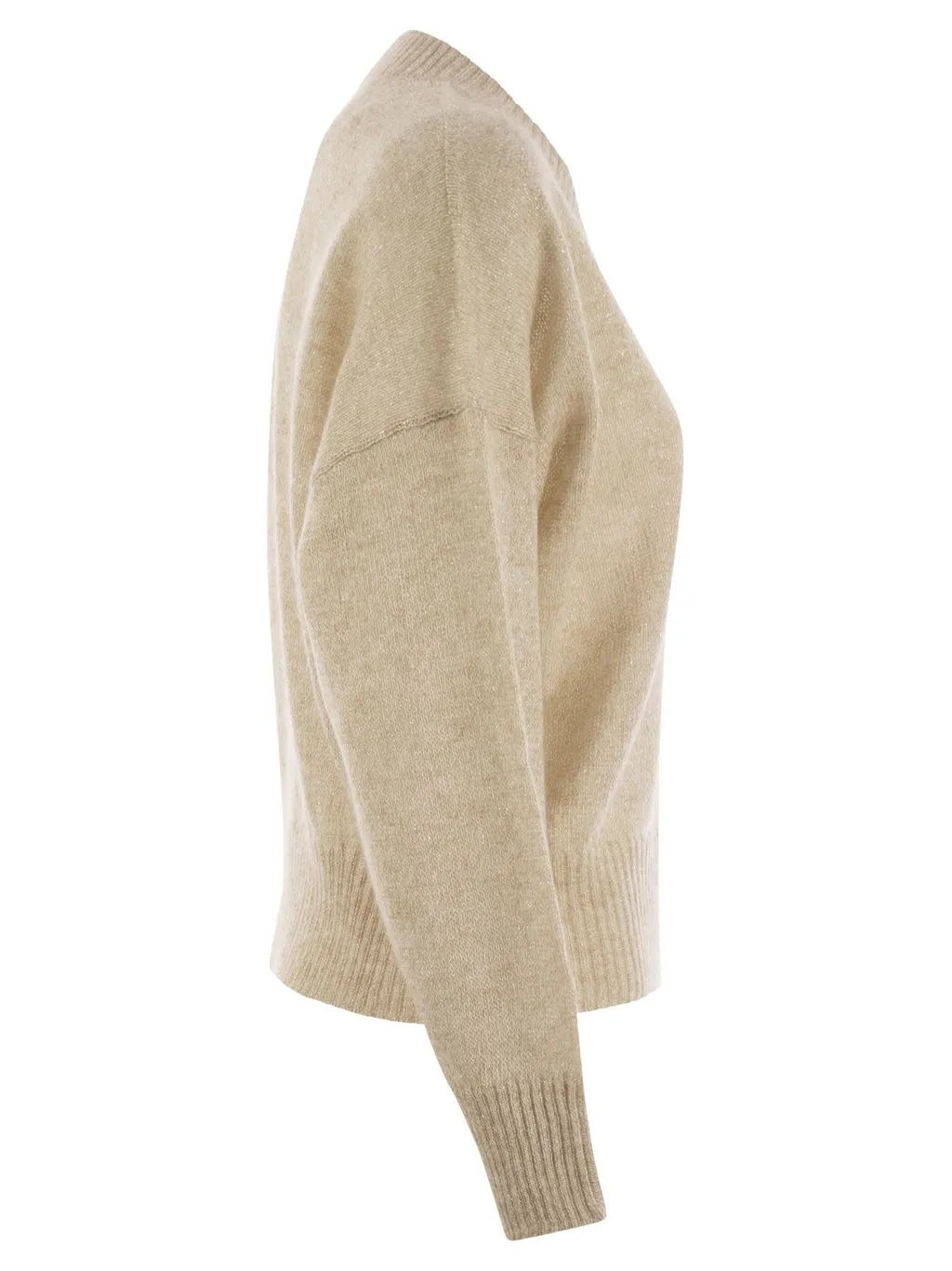 V-Neck Drop-Shoulder Jumper
