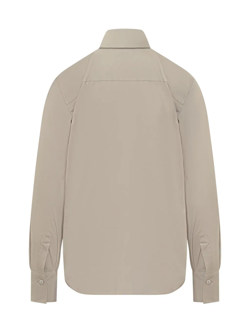 Monili Chain Detailed Long-Sleeved Shirt