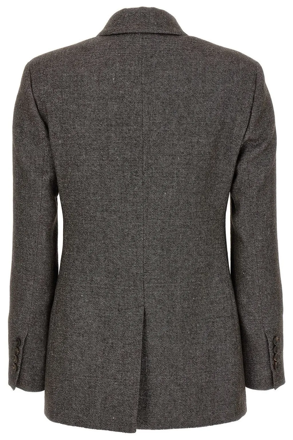 Double-Breasted Tweed Blazer
