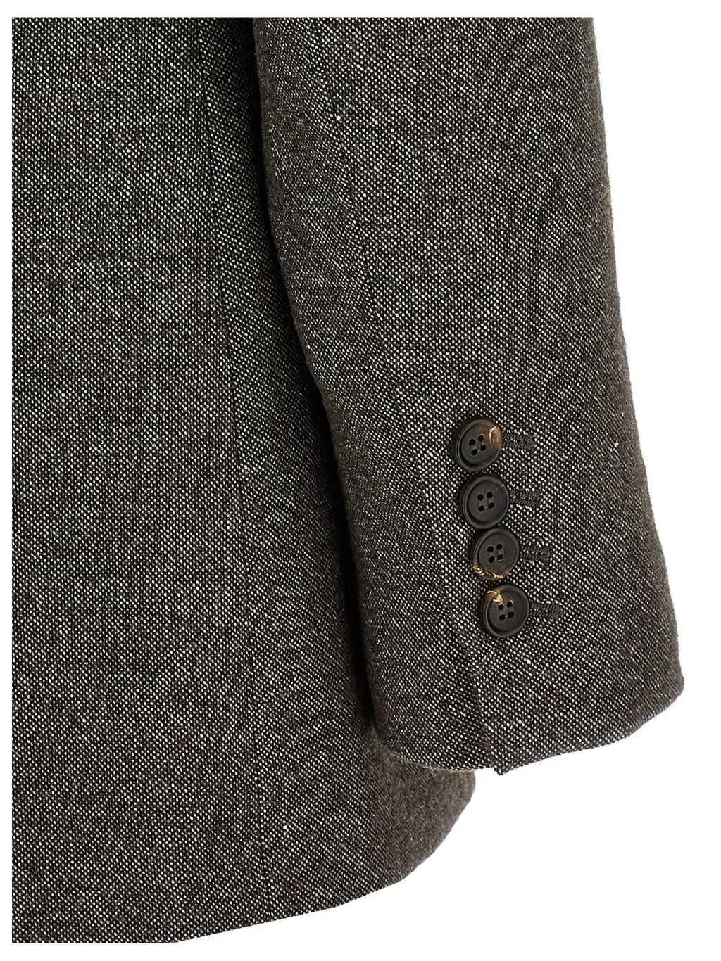 Double-Breasted Tweed Blazer