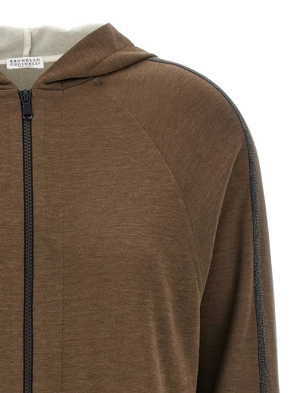 Zip-Up Long Sleeved Sweatshirt
