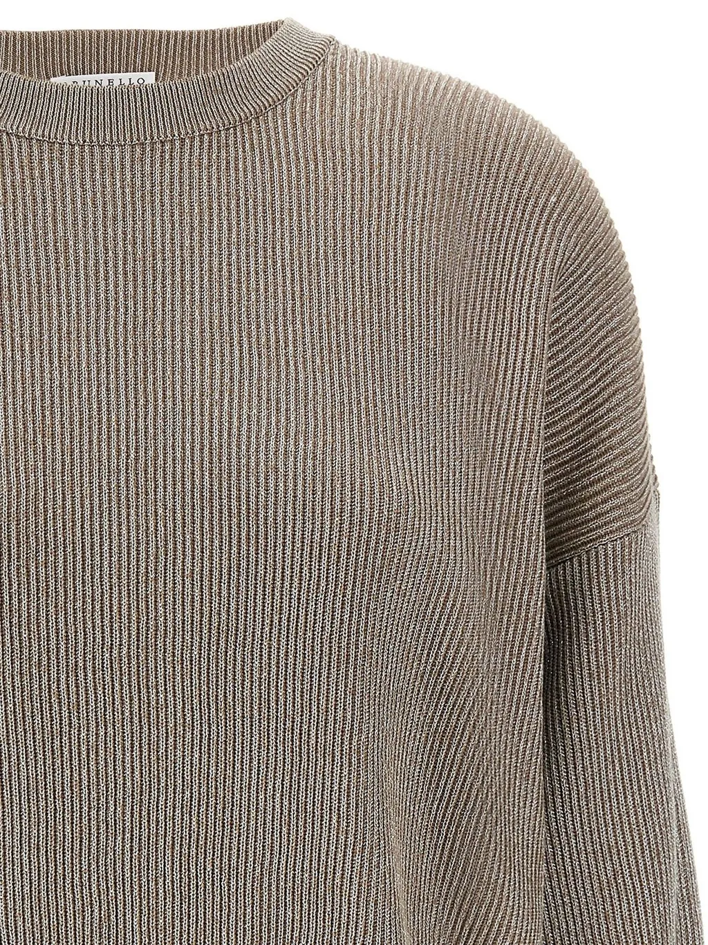 Lurex Detailed Crewneck Jumper