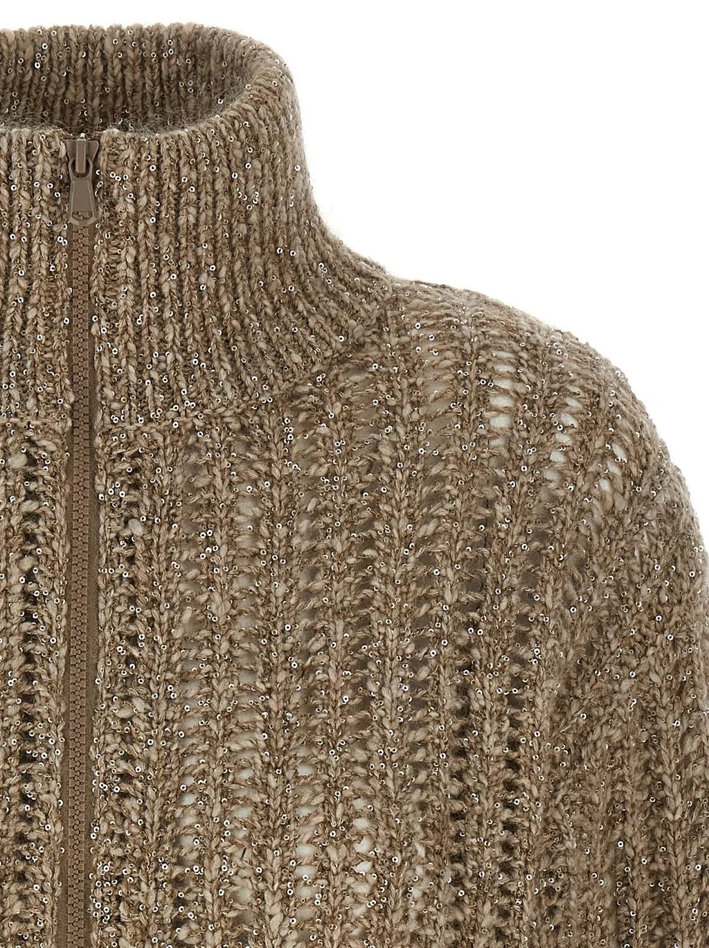 High Neck Cardigan