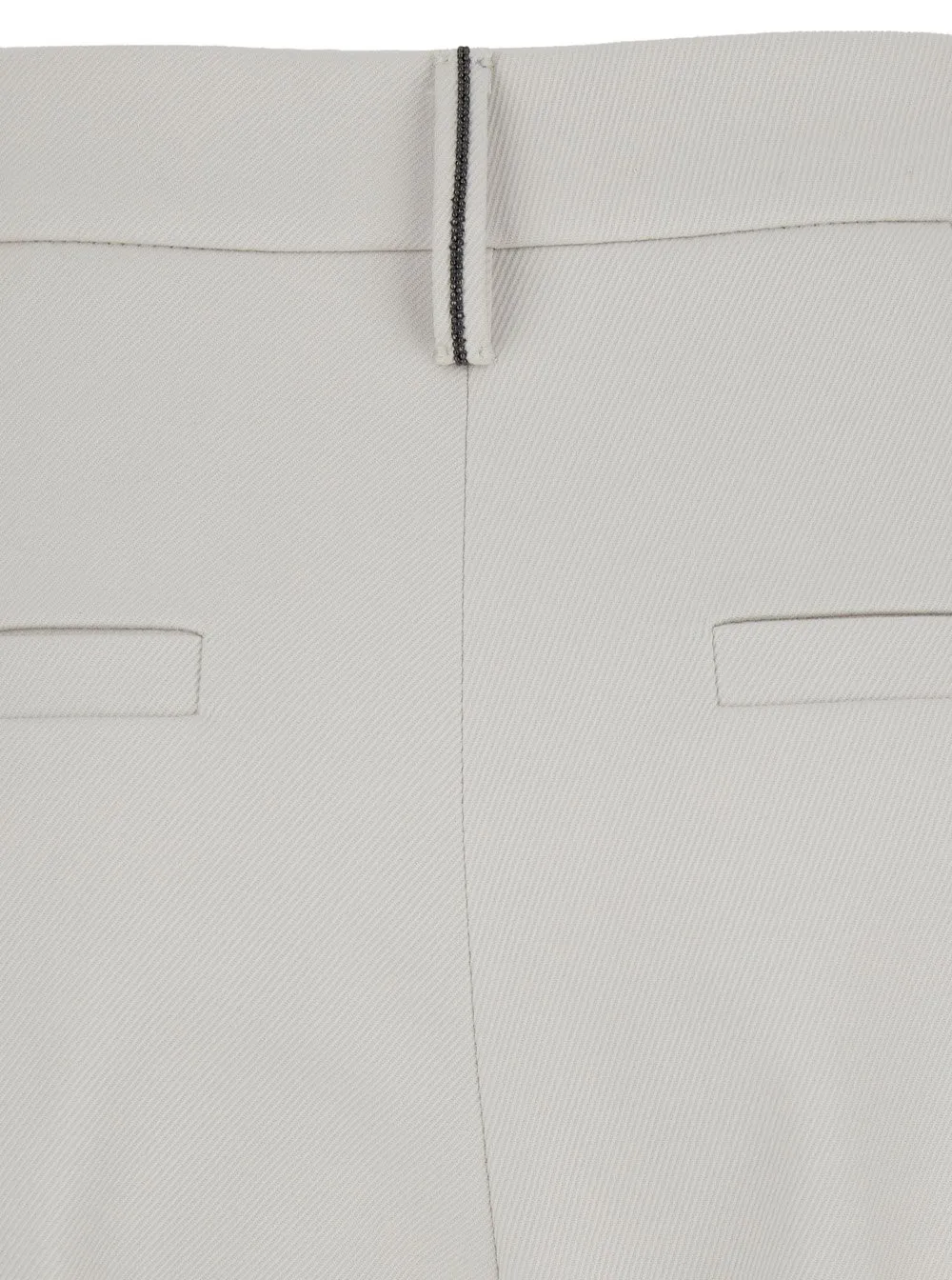 Monili-Embellished Straight Leg Trousers