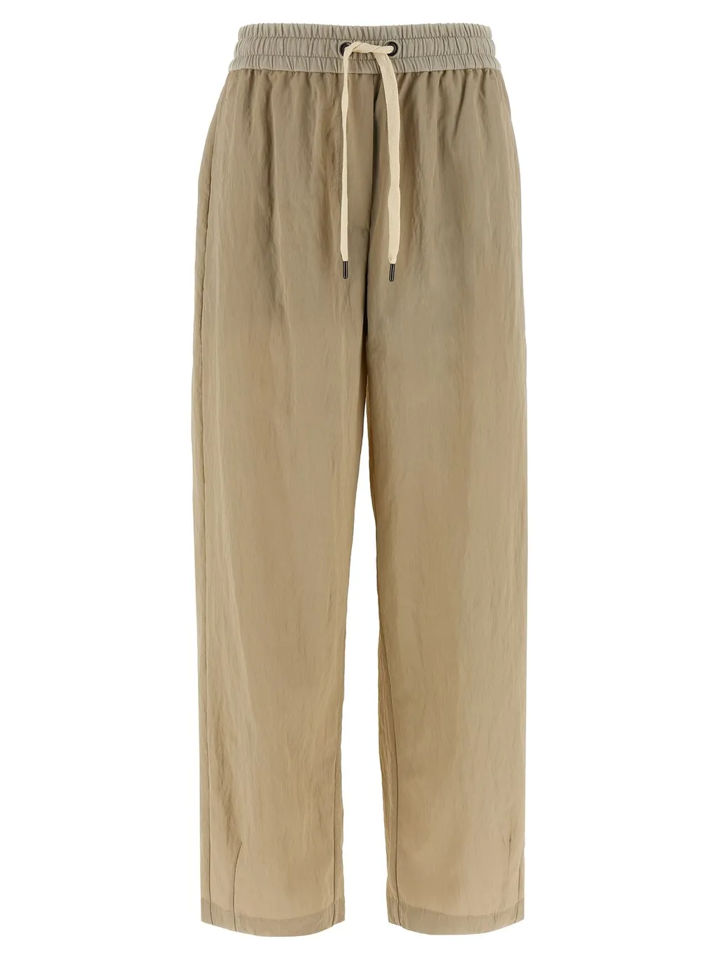 Straight-Leg Drawstring Trousers