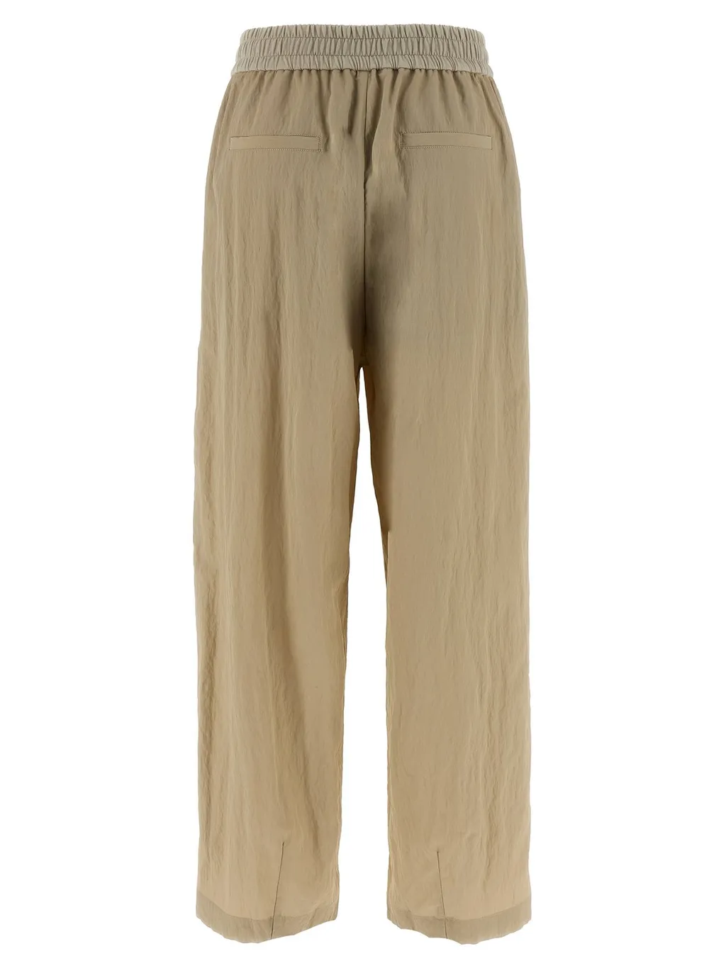 Straight-Leg Drawstring Trousers