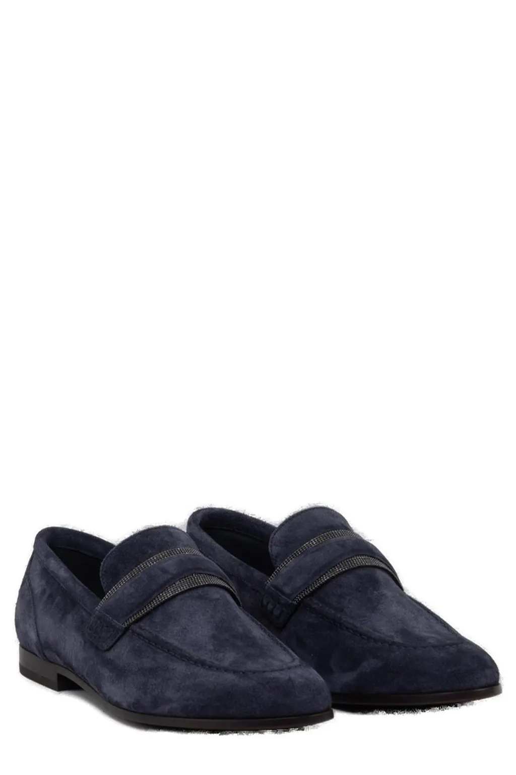 Embellished Slip-On Loafers