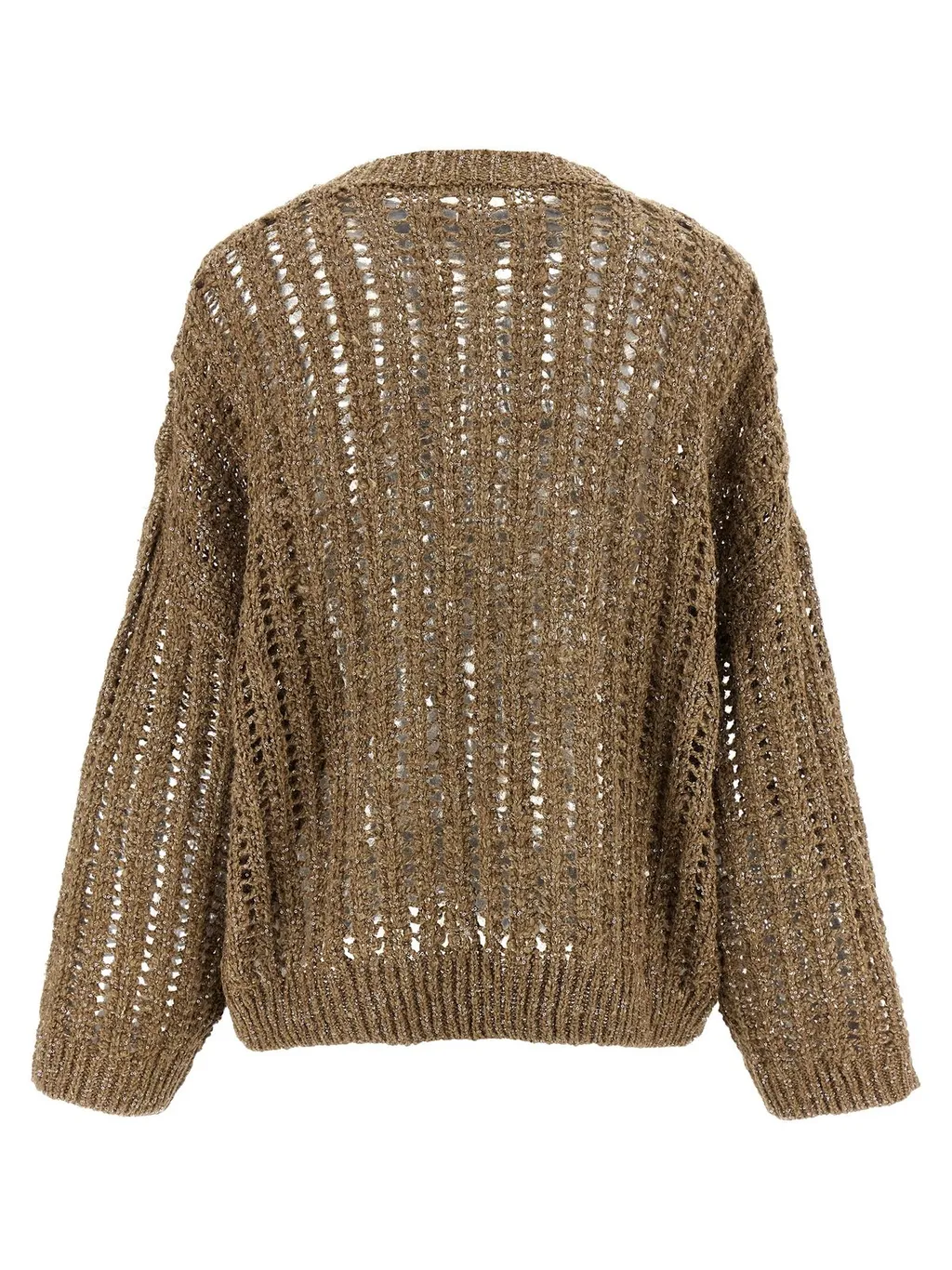 Crewneck Open-Knit Jumper