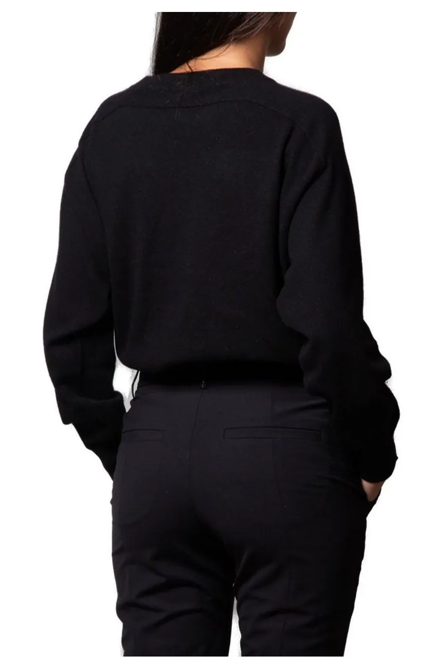 Smile Monile Embellished Jumper