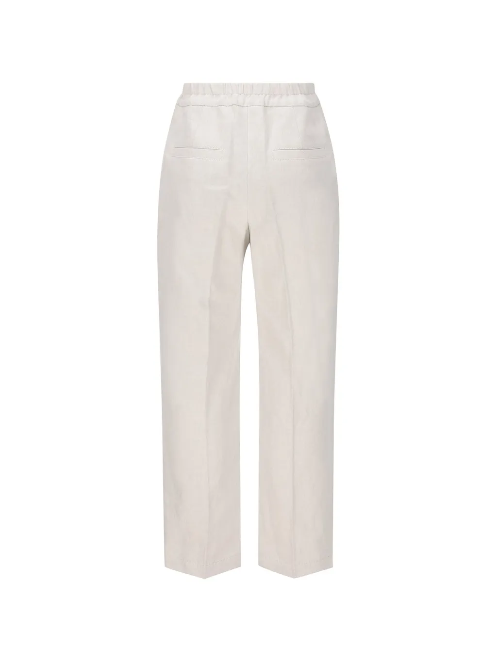 Pleated Straight-Leg Pants