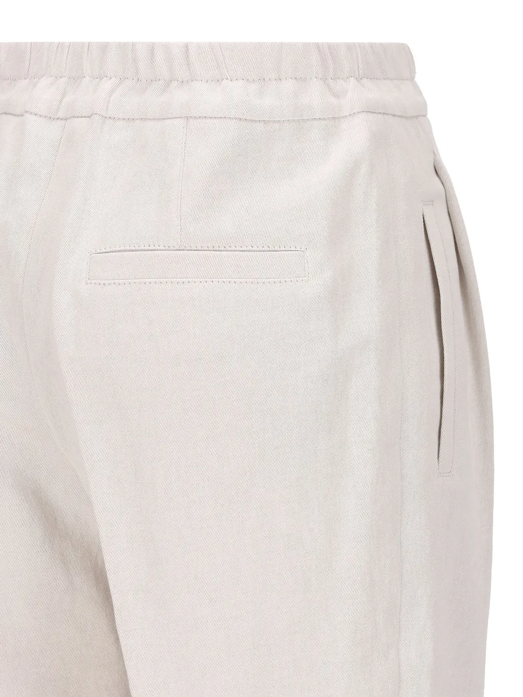 Pleated Straight-Leg Pants