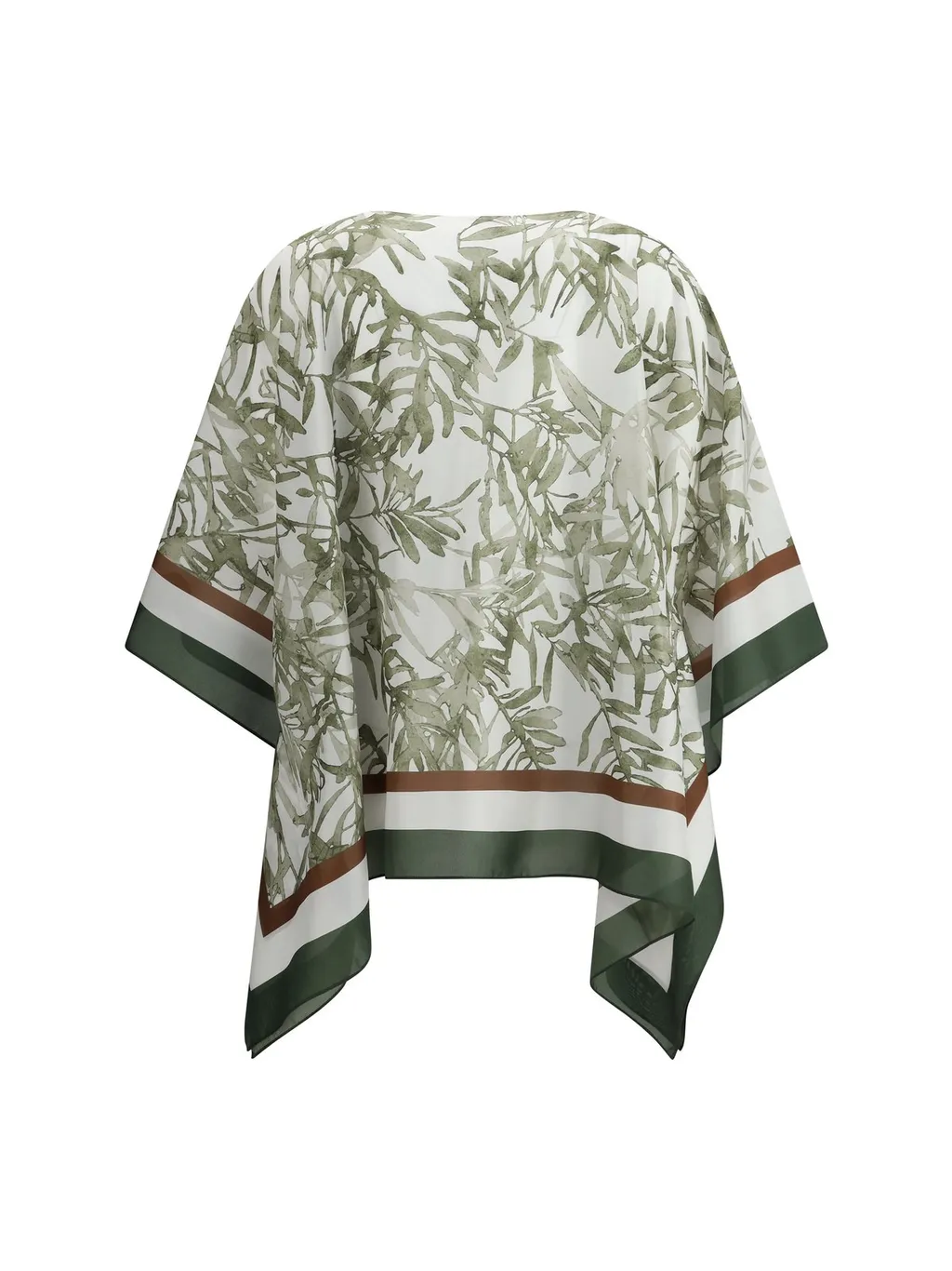 Allover Printed V-Neck Blouse