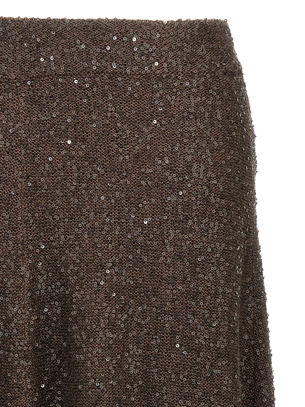 High-Waisted Sequin Embellished Skirt