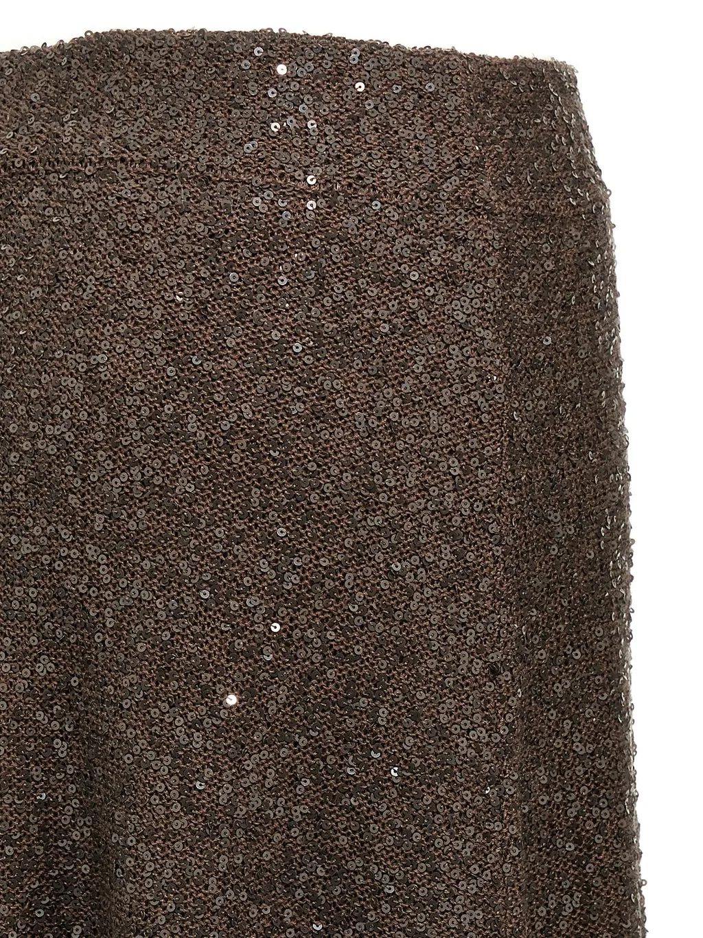 High-Waisted Sequin Embellished Skirt