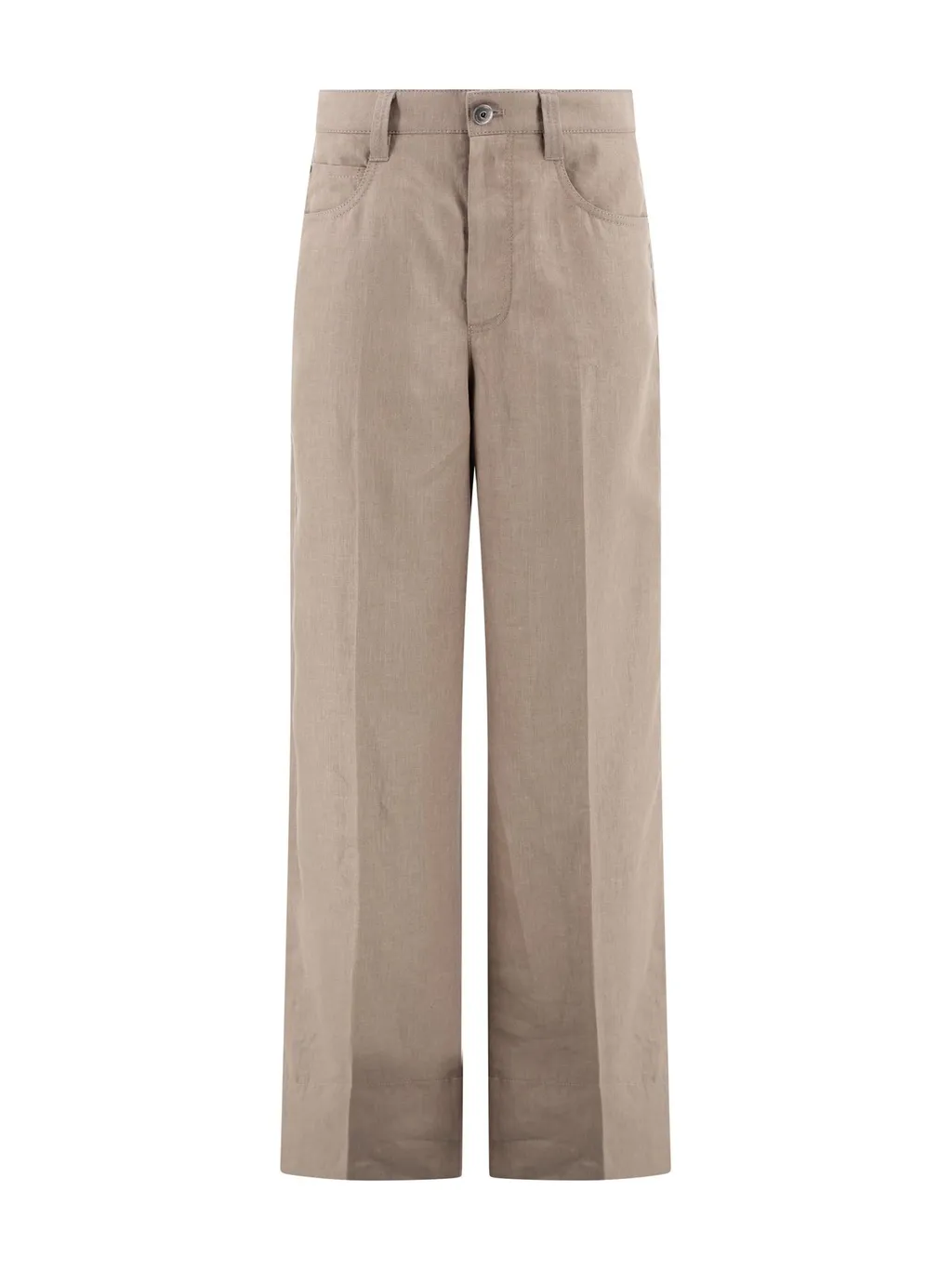 Pleated Wide-Leg Trousers