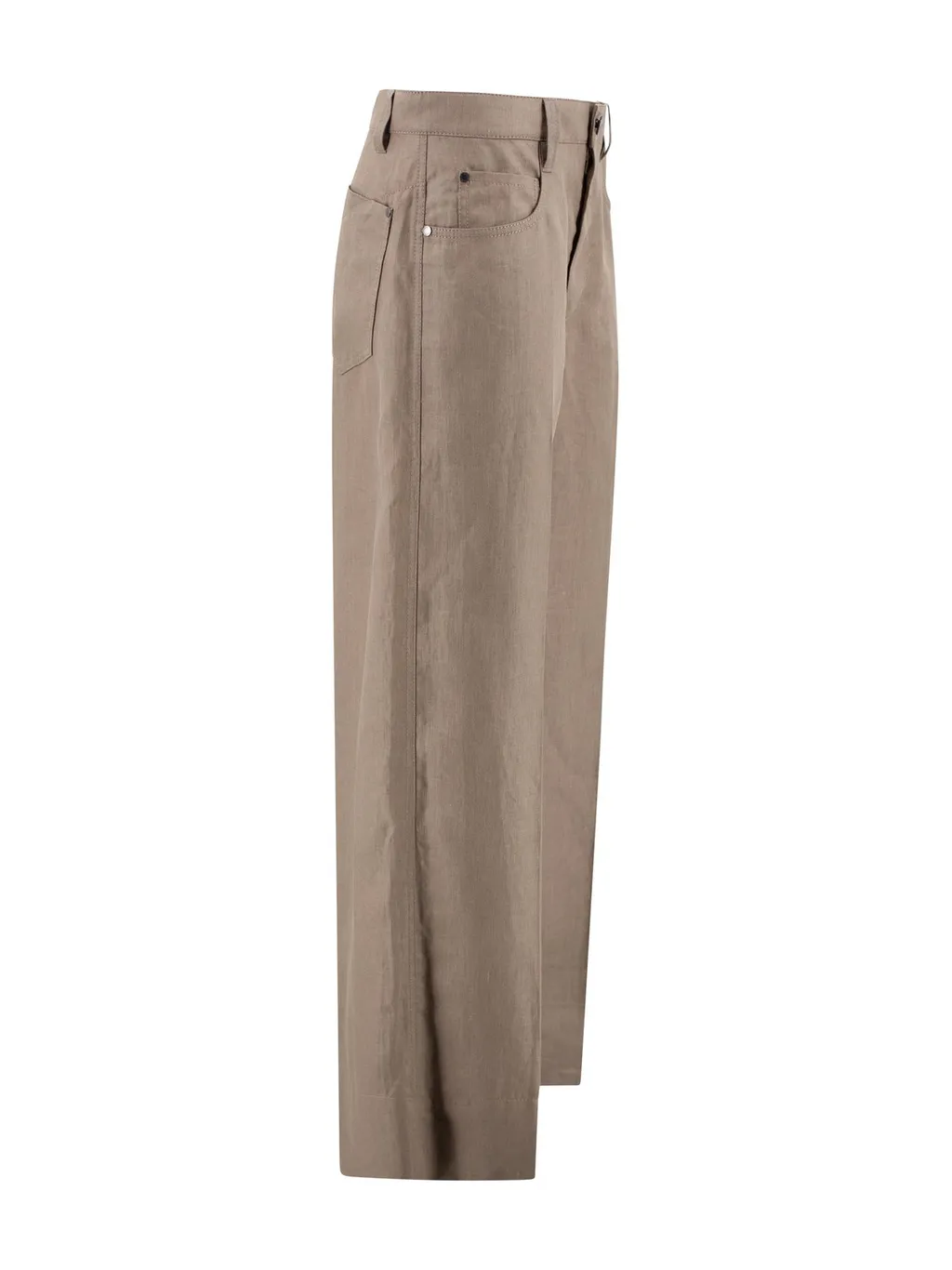 Pleated Wide-Leg Trousers