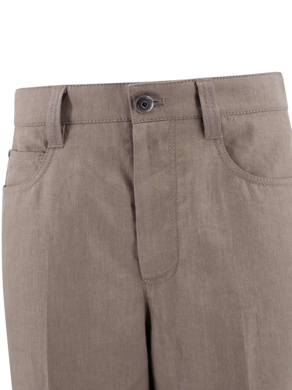 Pleated Wide-Leg Trousers