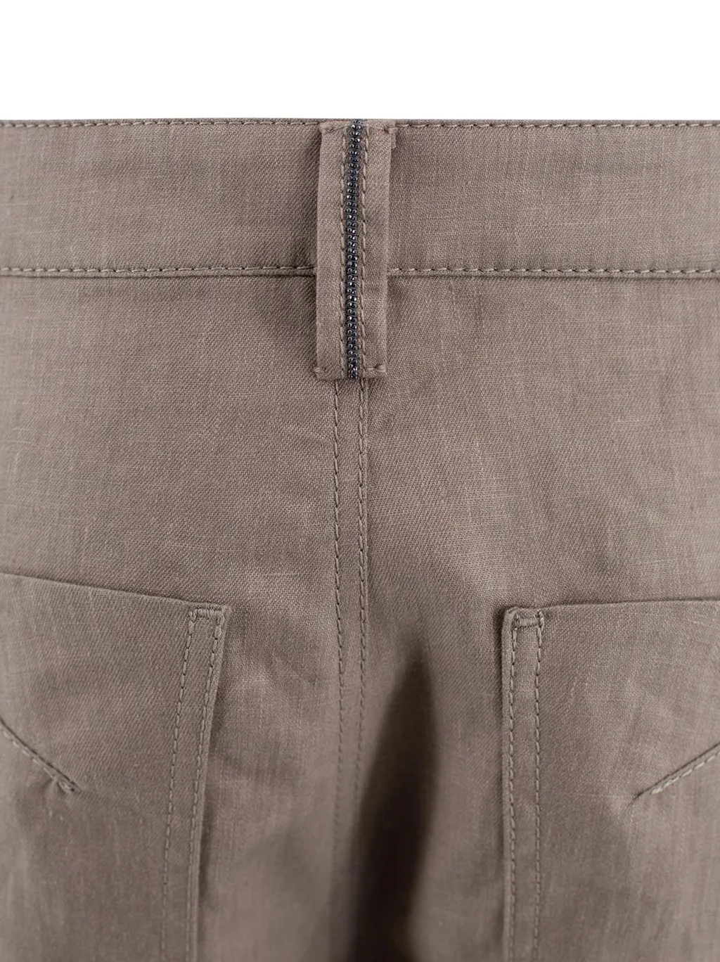 Pleated Wide-Leg Trousers