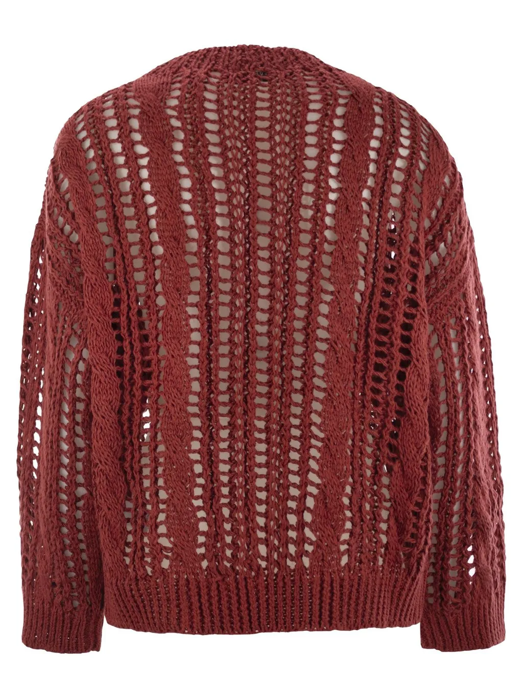 Crewneck Open Knit Jumper