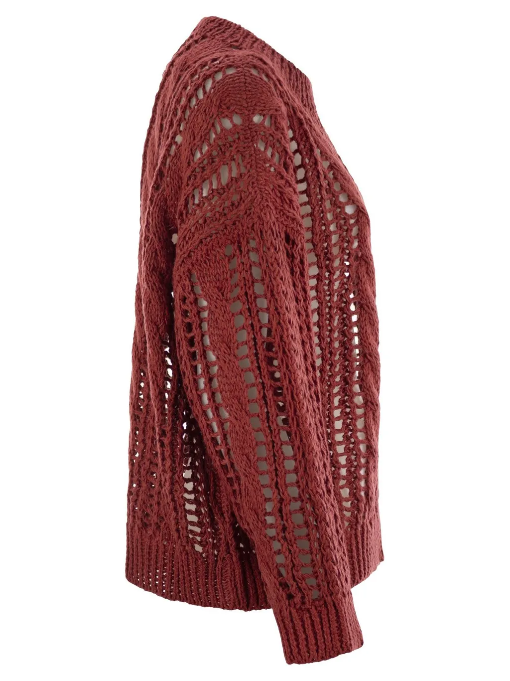 Crewneck Open Knit Jumper