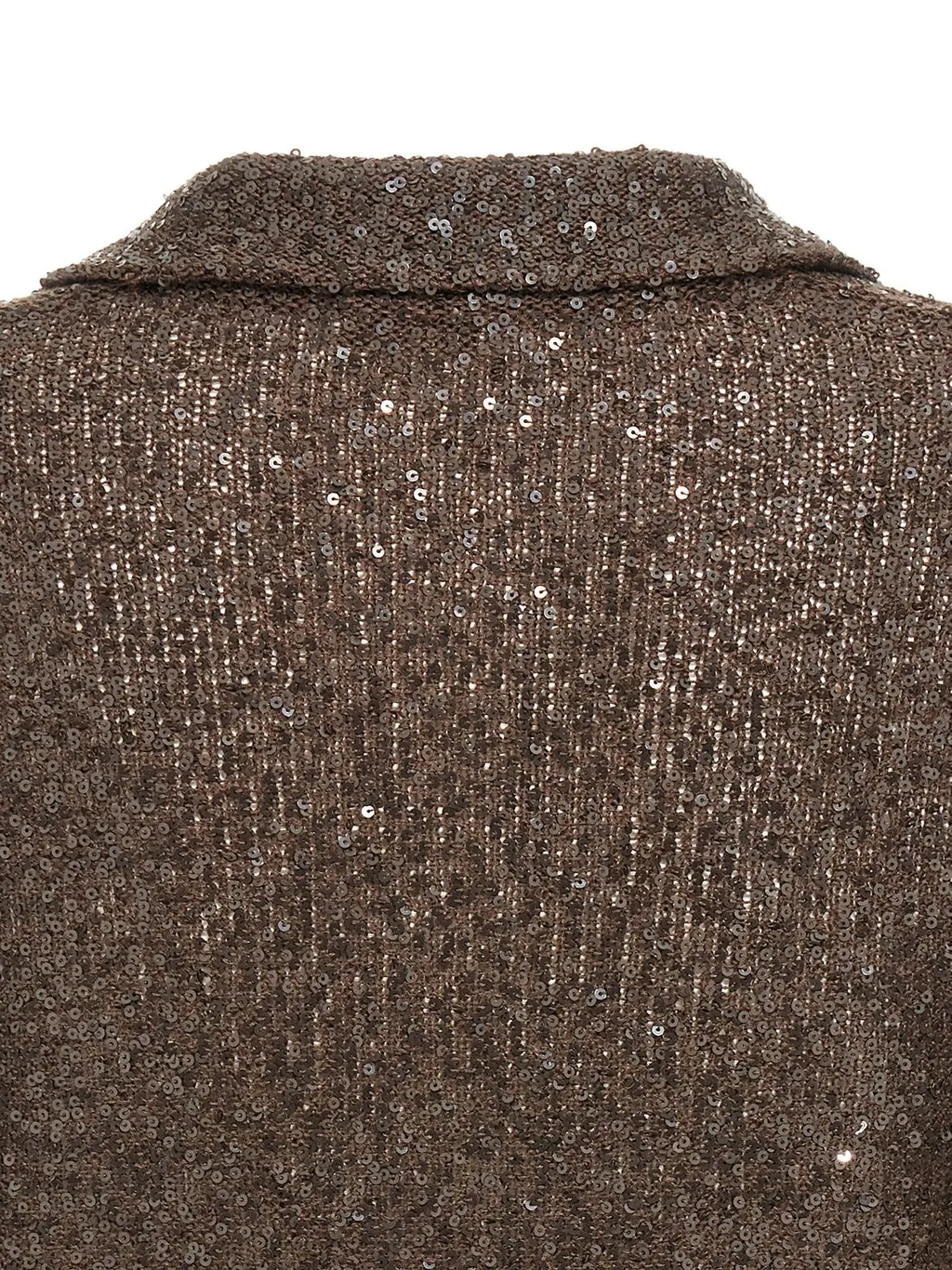 Sequin Embellished Polo Top