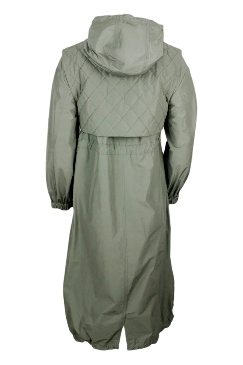 Drawstring Hooded Jacket