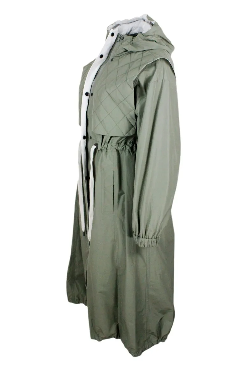 Drawstring Hooded Jacket