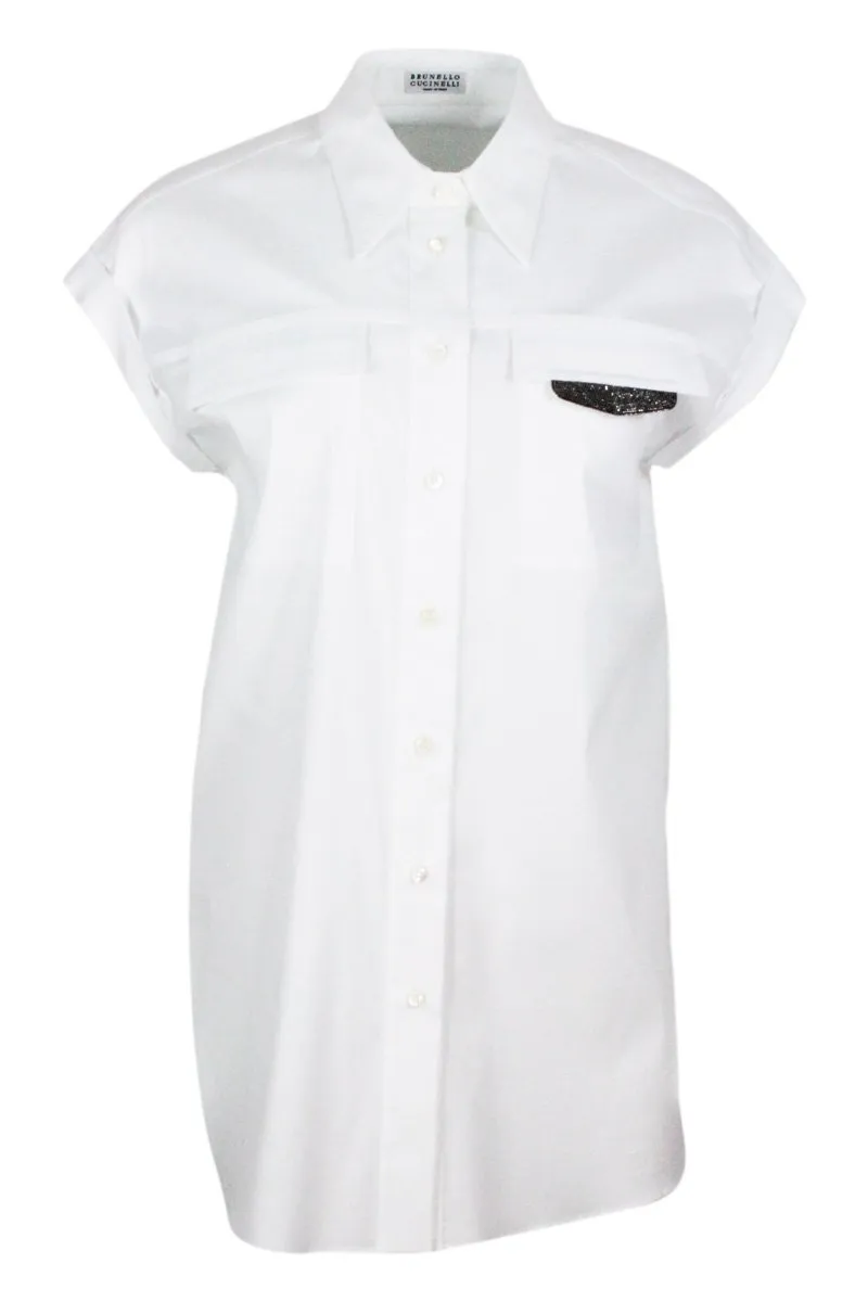 Short Sleeved Buttoned Shirt