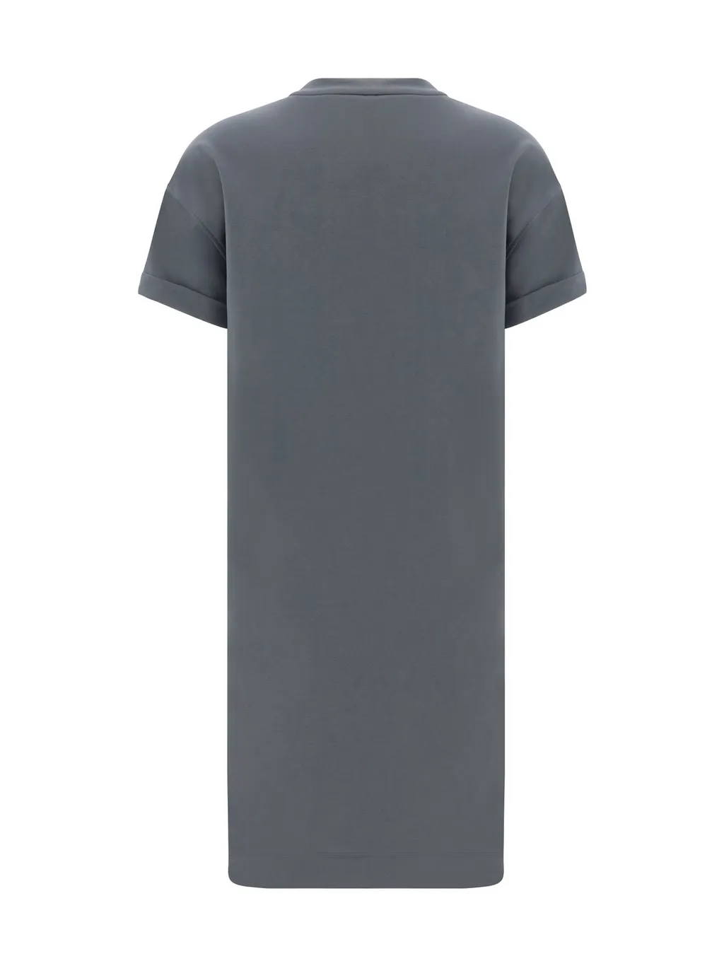 Monili-Detailed Crewneck T-Shirt Dress