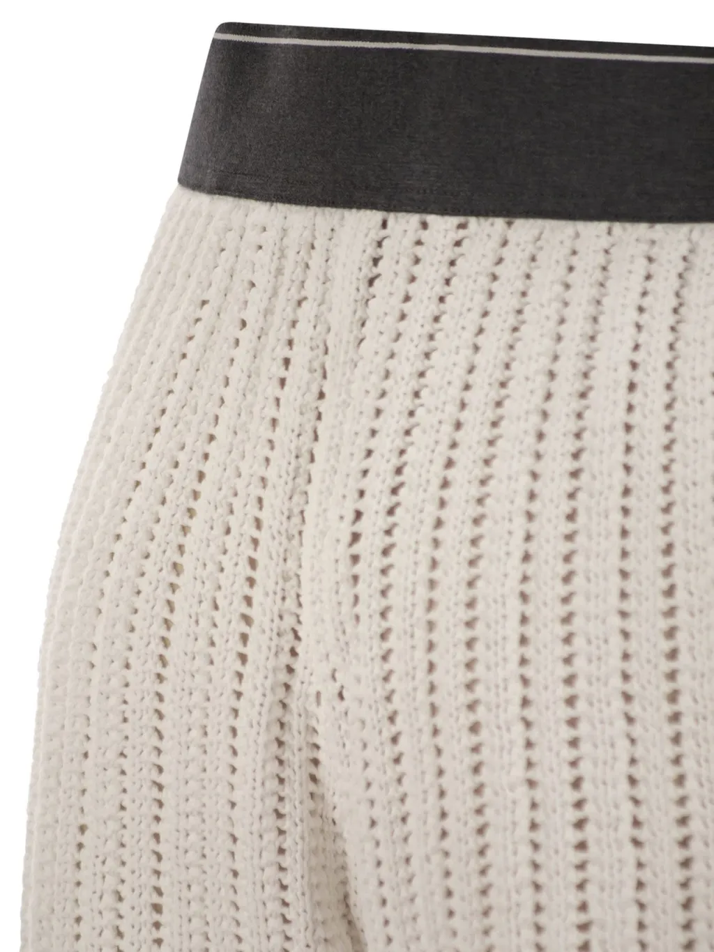 Openwork Knitted Shorts