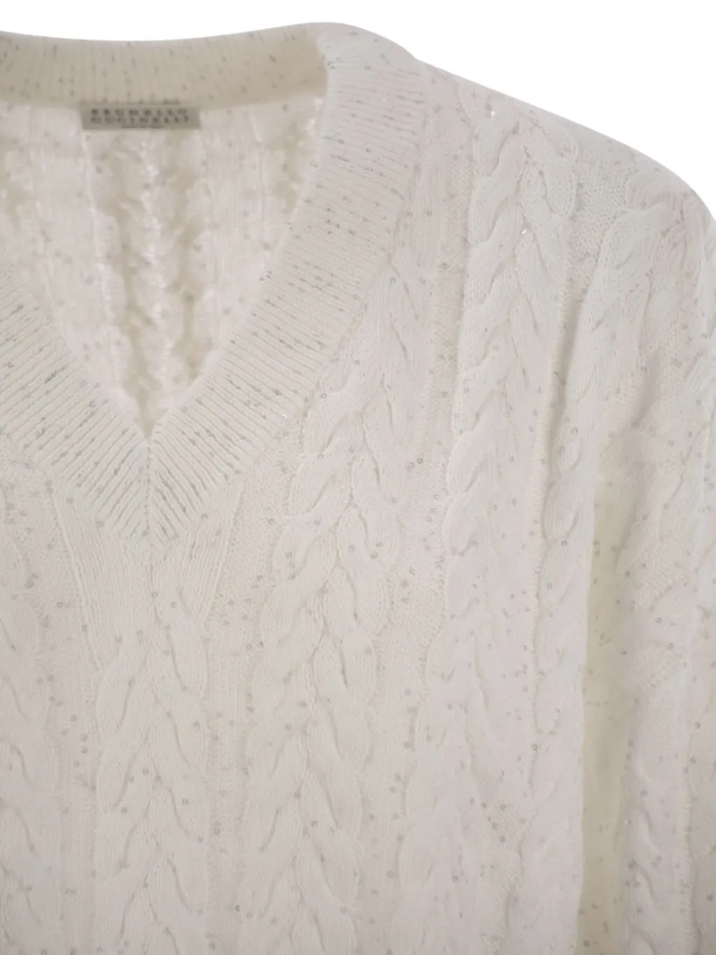 V-Neck Knitted Jumper