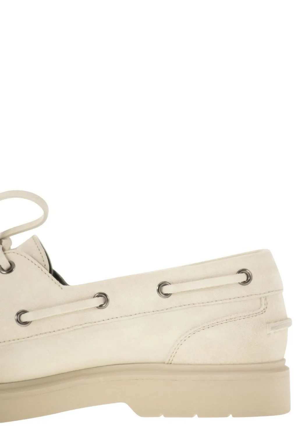 Monili-Chain Slip-On Boat Shoes