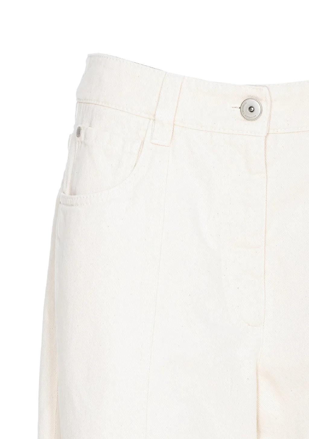 Dyed Denim Cropped Trousers